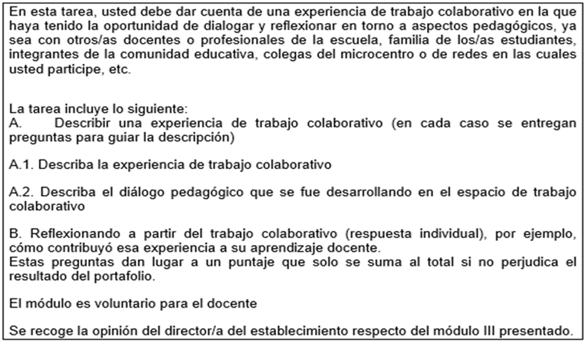 Figura 1. Extracto del módulo 3
