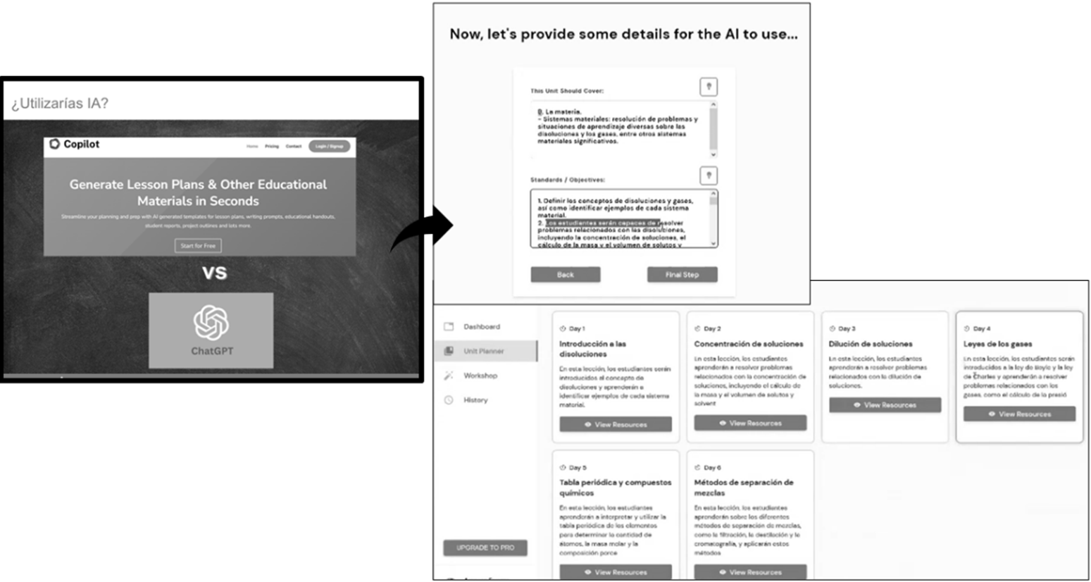 Figura 2. Actividad práctica que propone el uso de ChatGPT y la comparación con Copilot en Diseño Curricular